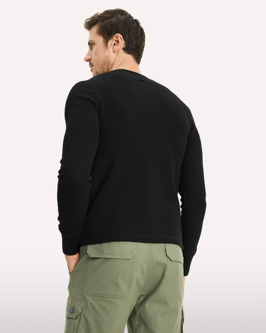 Jockey Long Sleeve Waffle Henley