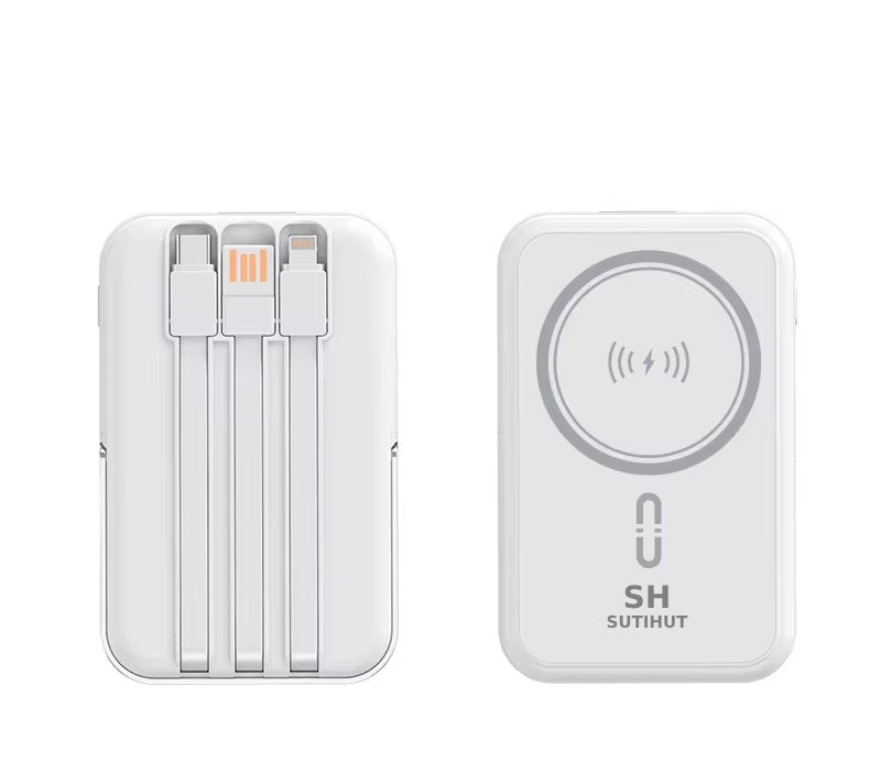 Sutihut 10000mah wireless and wired dual option power bank
