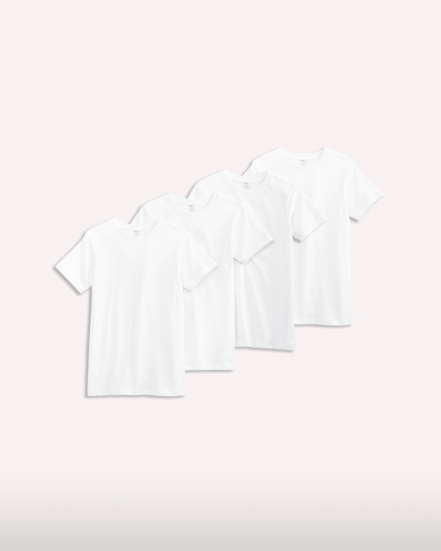 Jockey Boys' 100% Cotton Crew Neck T-Shirt - 4 Pack
