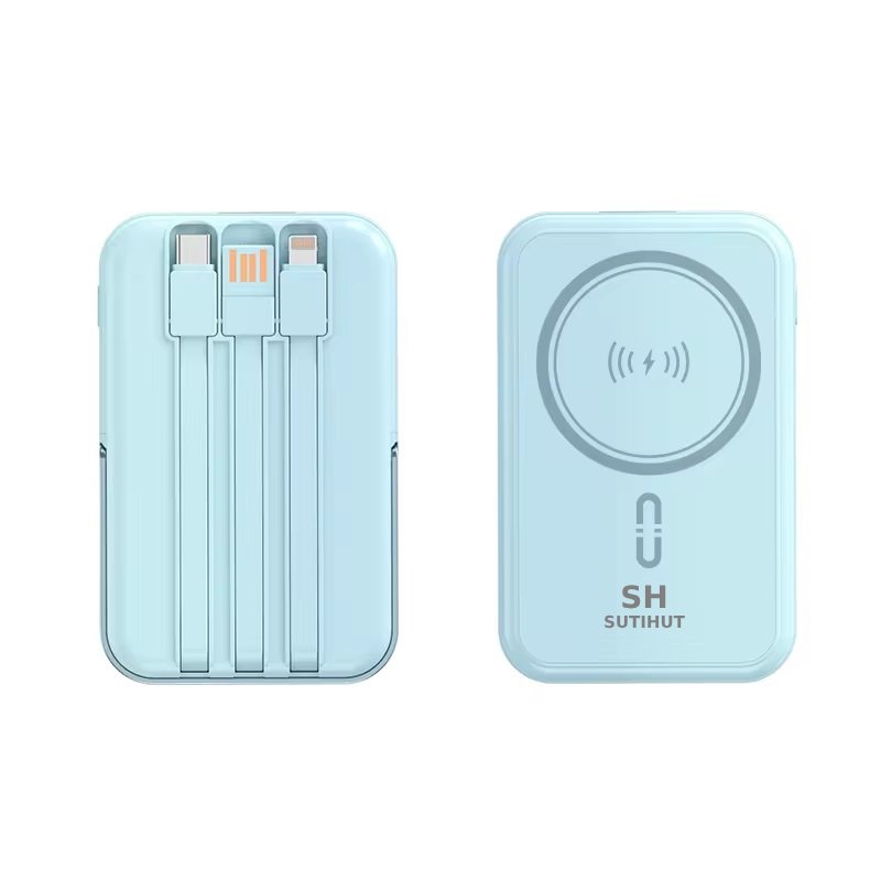 Sutihut 10000mah wireless and wired dual option power bank