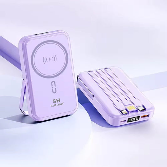 Sutihut 10000mah wireless and wired dual option power bank